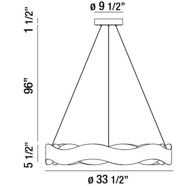 Vaughan LED Chandelier