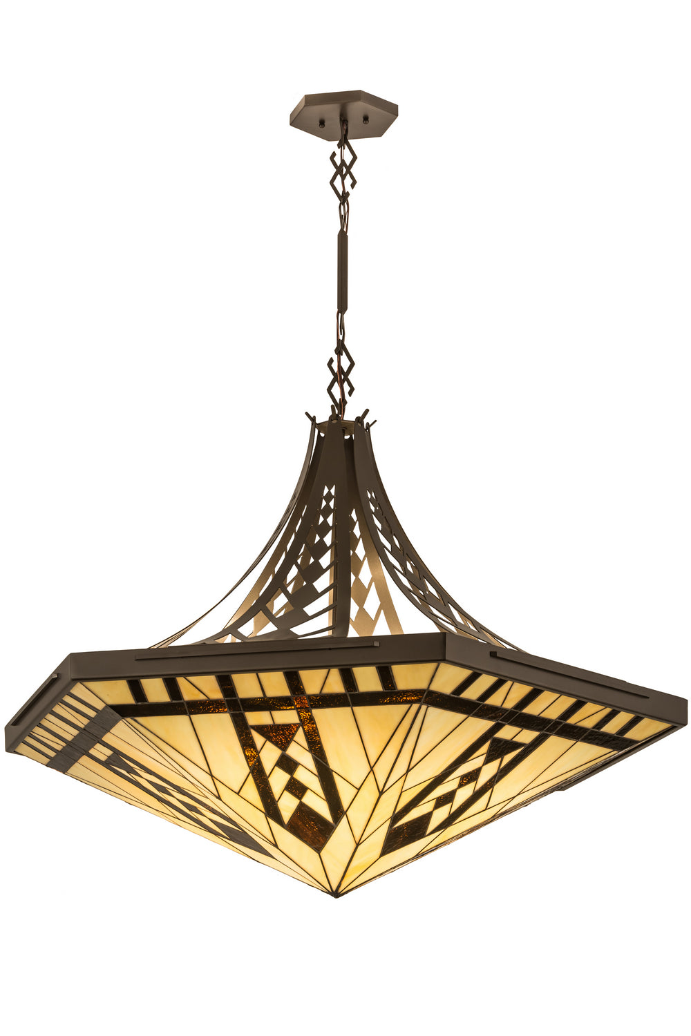 Six Light Inverted Pendant