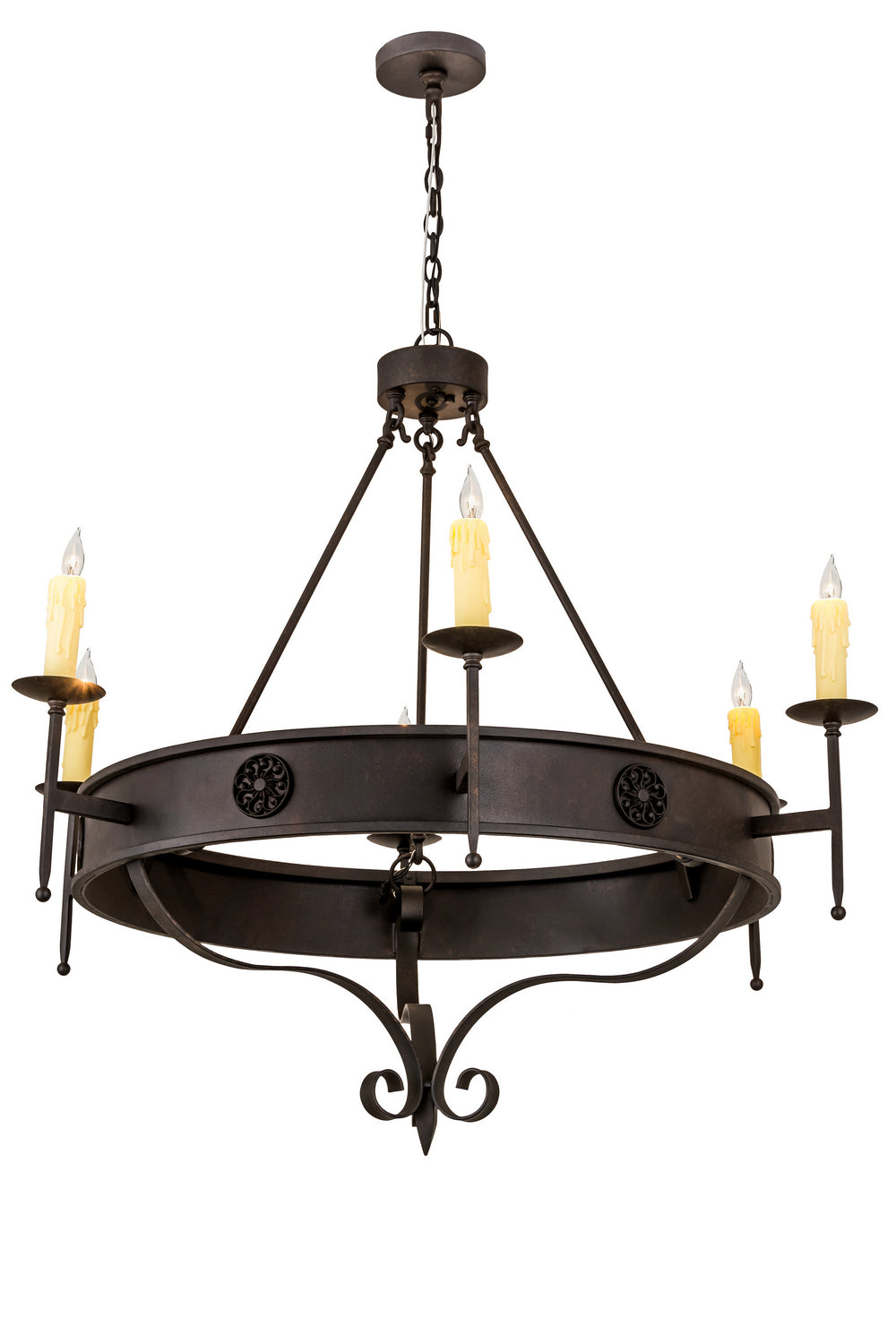 Six Light Chandelier