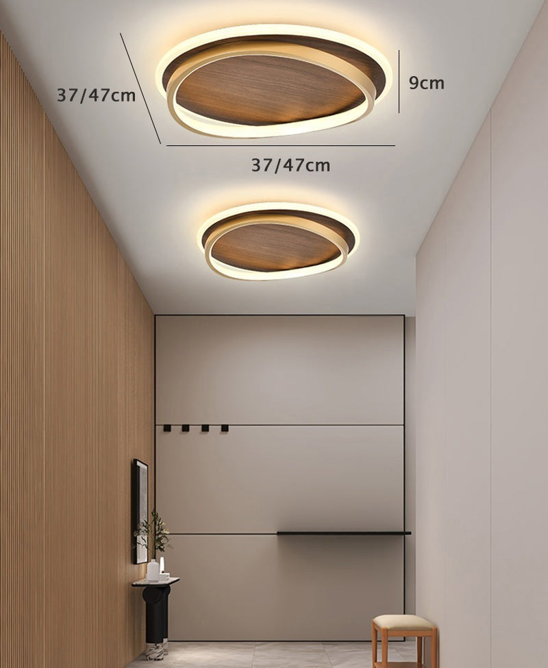wooden-led-flush-mount-ceiling-light-with-metal-ring-in-modern-contemporary-style