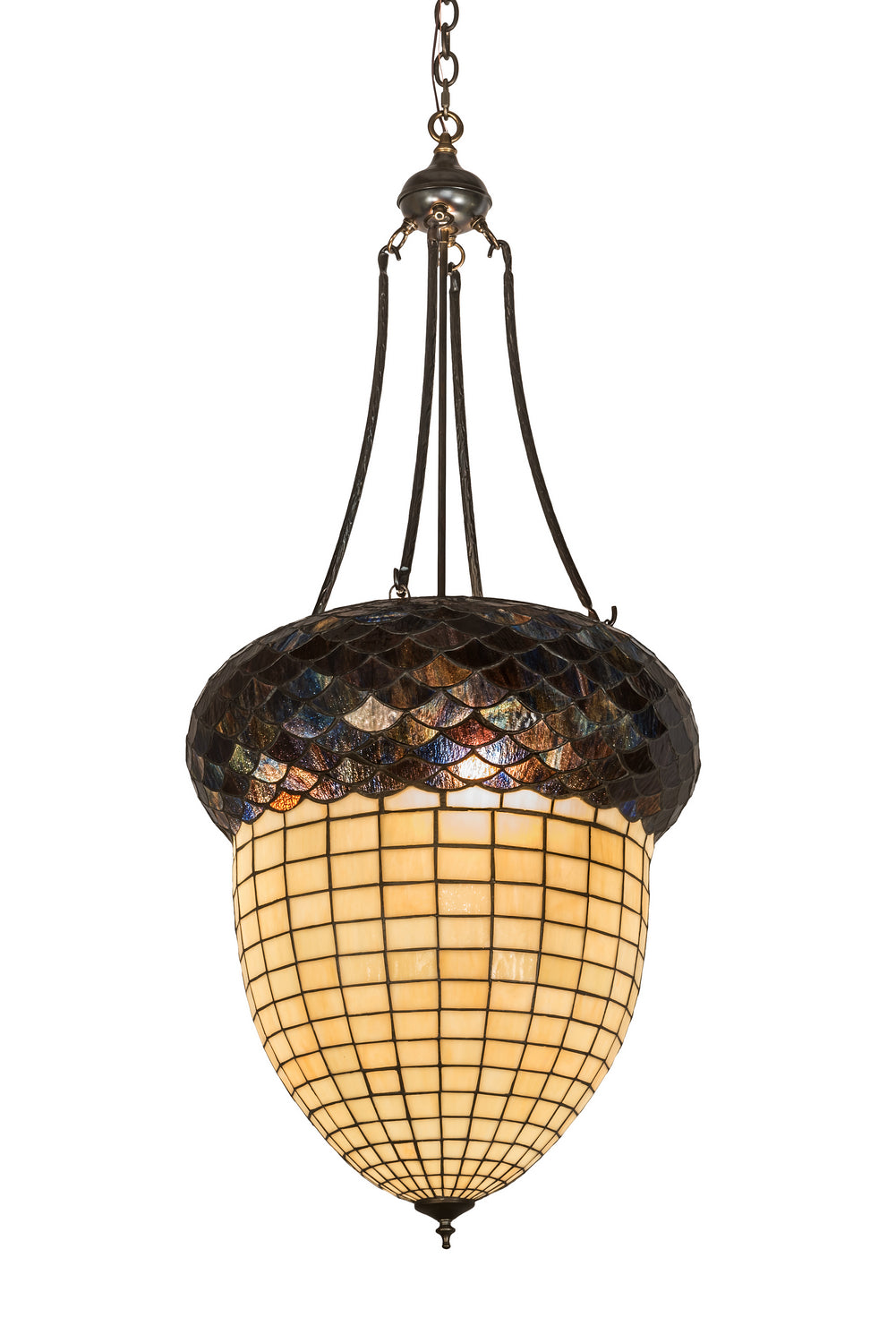 Three Light Inverted Pendant