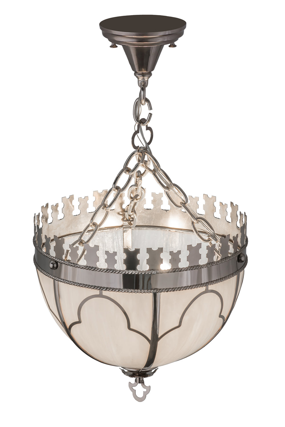 Three Light Inverted Pendant
