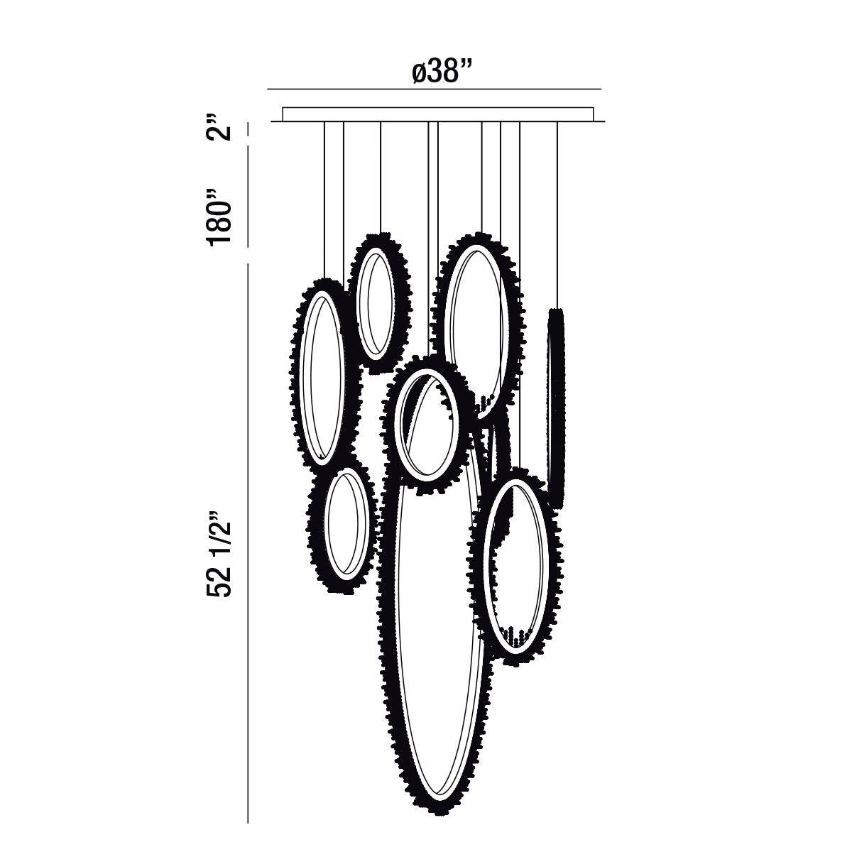 Scoppia LED Chandelier