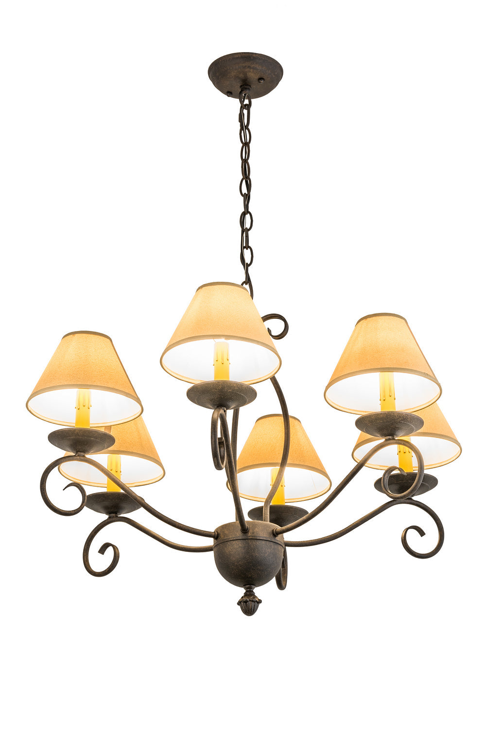 Six Light Chandelier