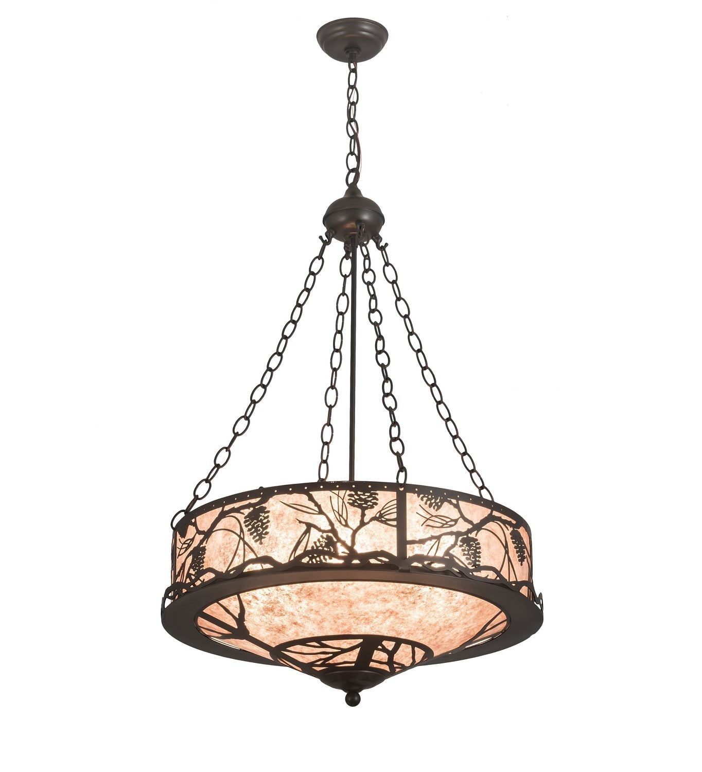 Six Light Inverted Pendant