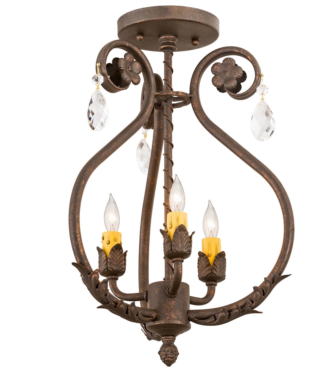 Three Light Chandelier