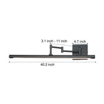 40 Inch Swing Arm Bathroom Vanity Light