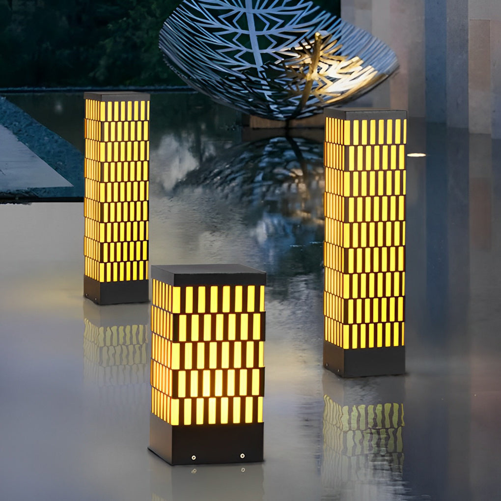 Grid Designed Outdoor Landscape Lighting Ha079570