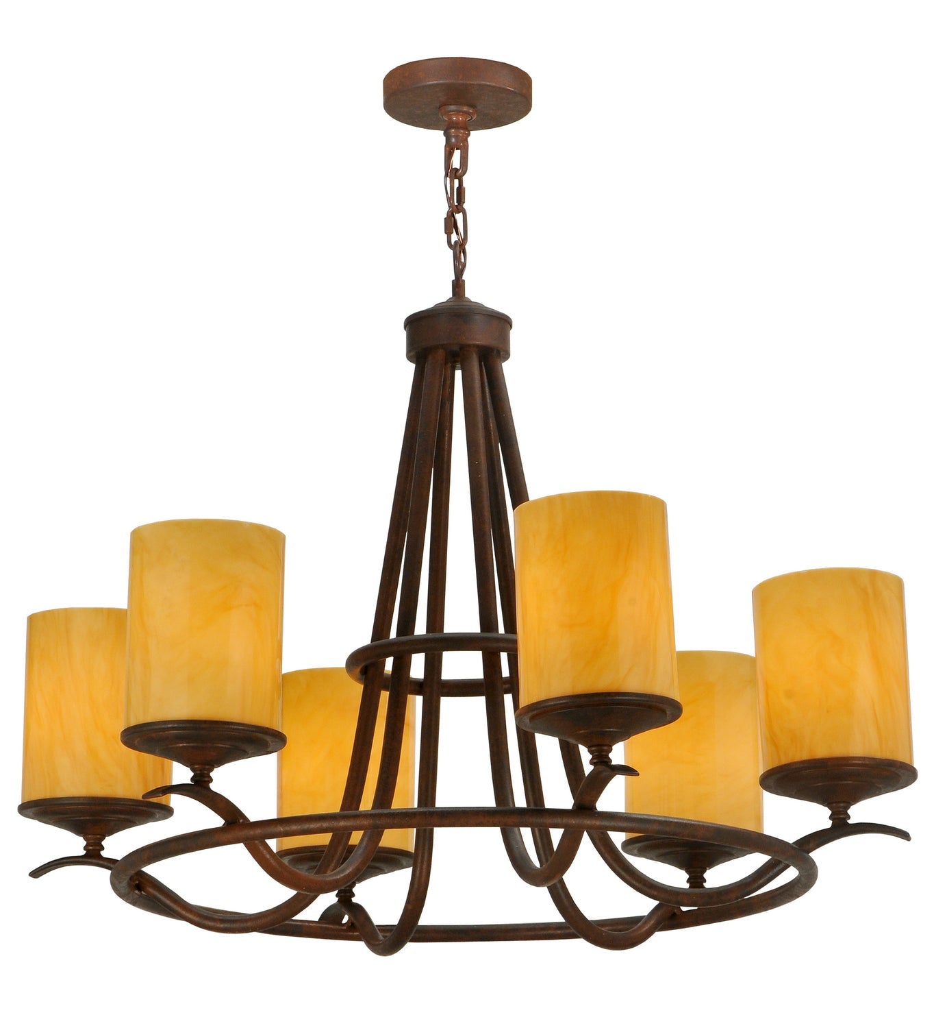 Six Light Chandelier