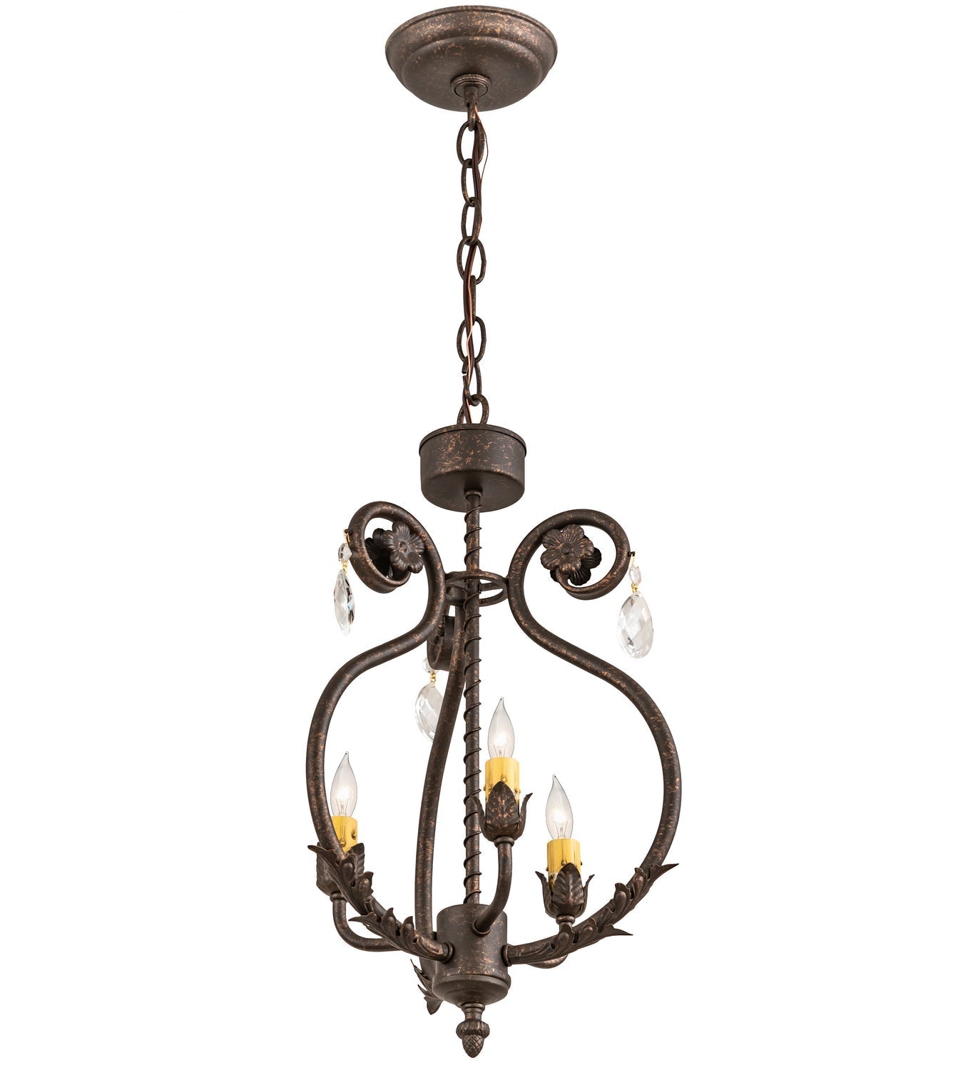 Three Light Chandelier