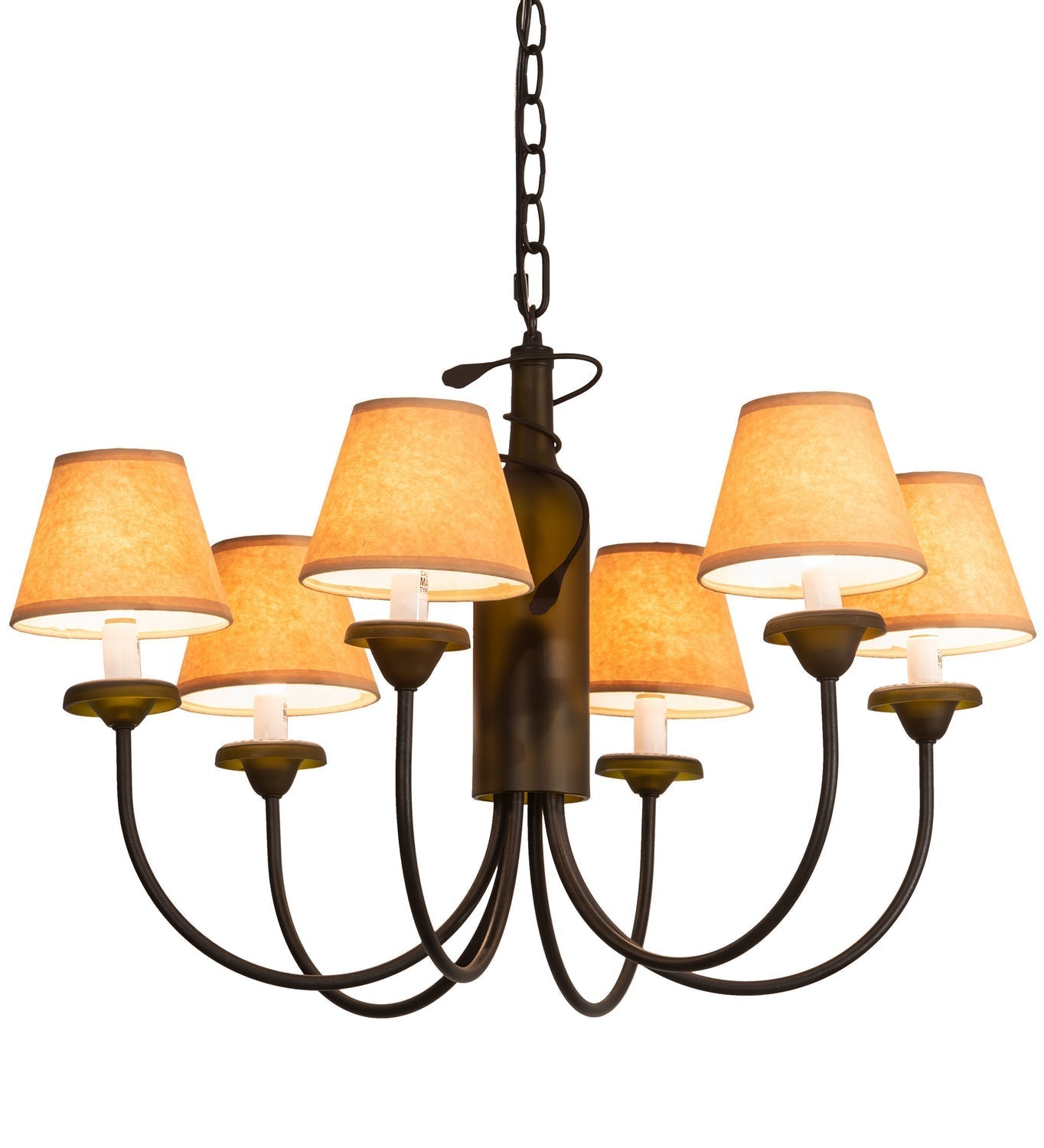 Six Light Chandelier