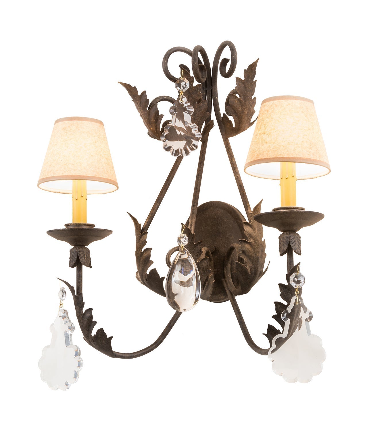 Two Light Wall Sconce