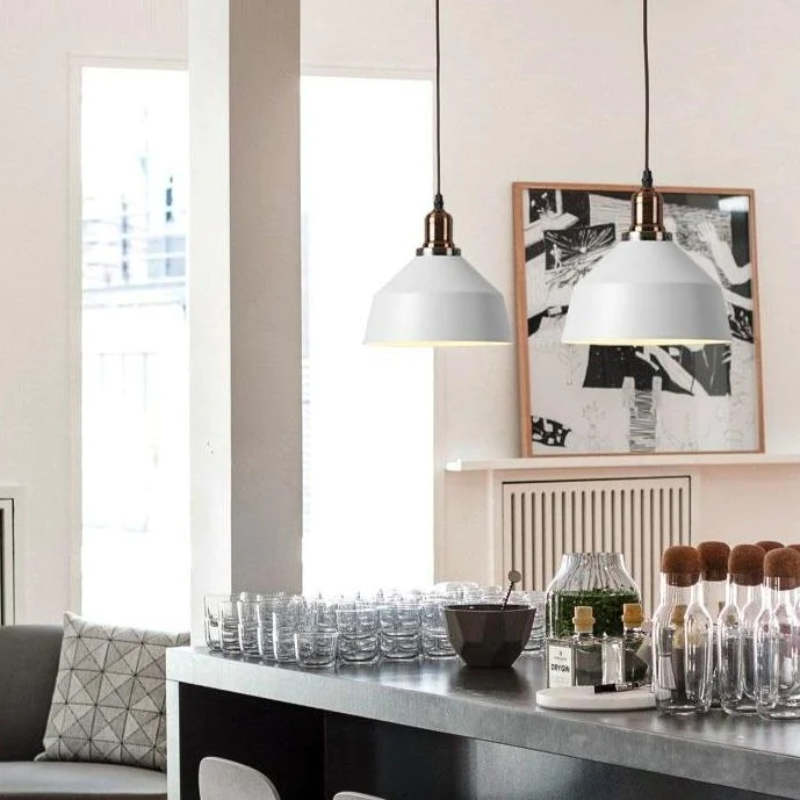 white-kitchen-pendant-light-fixture