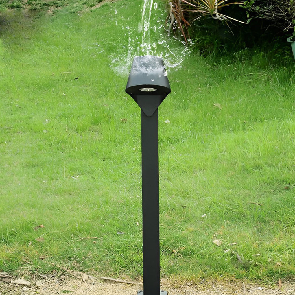 Minimalist Black Modern Outdoor Pathway Light