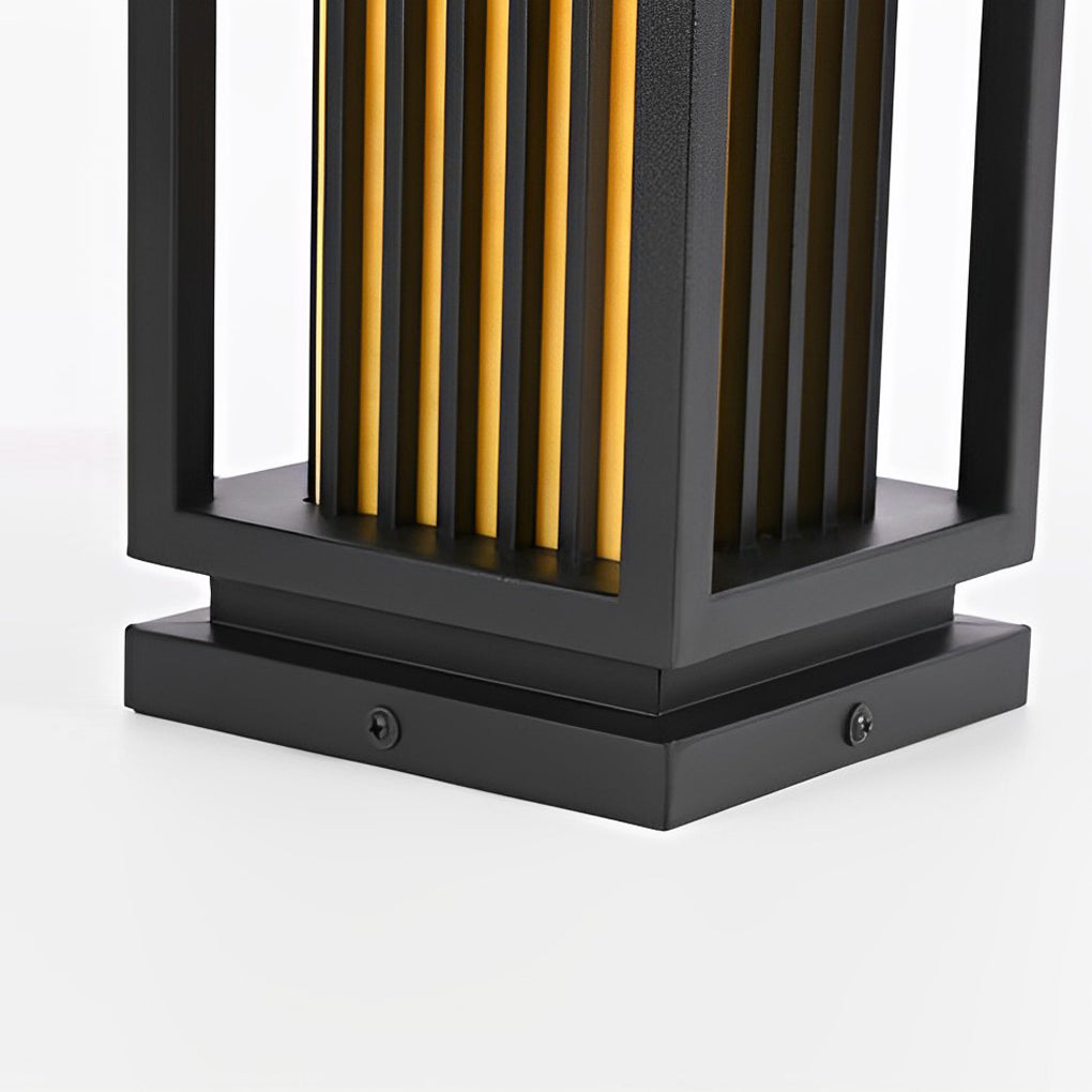 Vertical Strip Shape Outdoor Lawn Lamp Ha079586