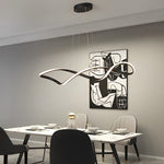 Creative Waves Electroplating Modern Chandelier Li002169