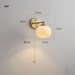 ribbed-ceramic-wall-light-in-lantern-ball-shape