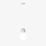 Acrylic Two Ball Pendant Light