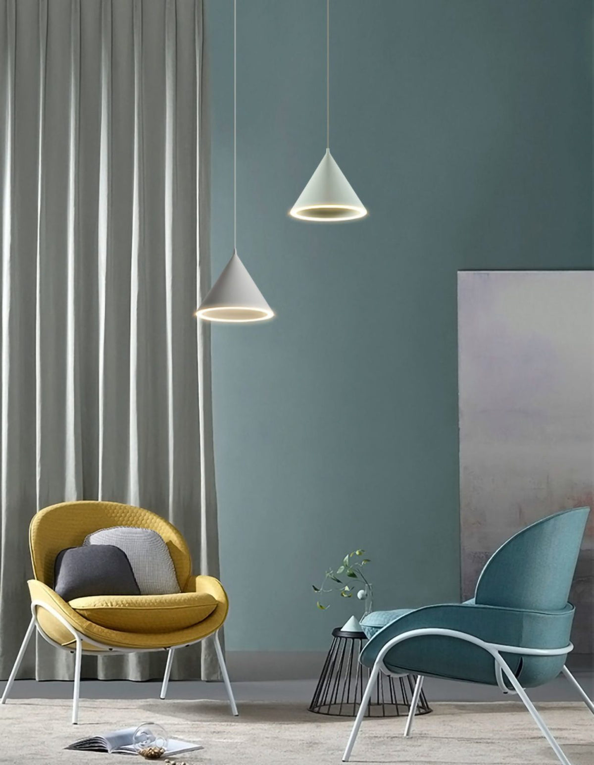 Circular Ring Pendant Light Fi