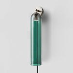 Art Glass Plug In Sconce