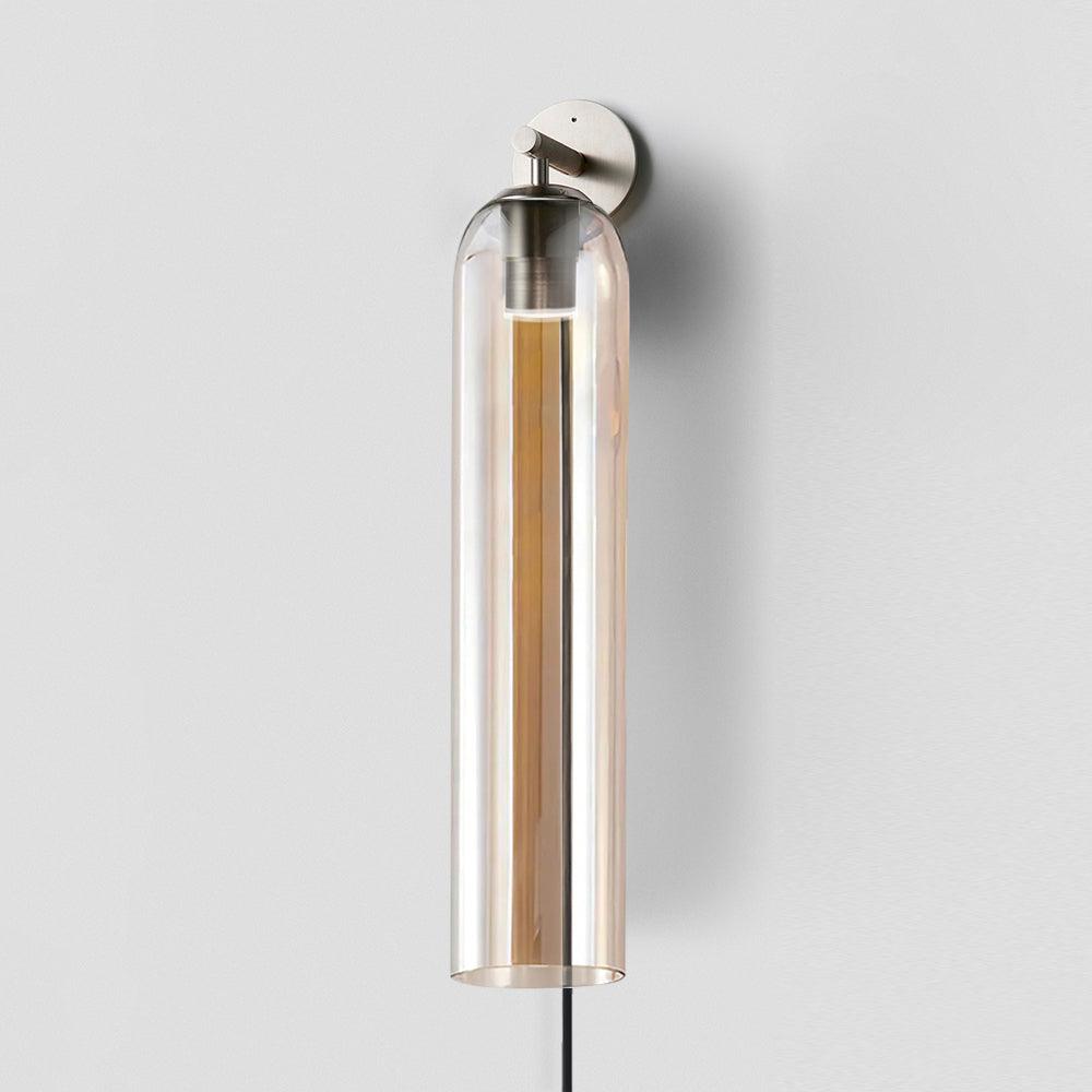Art Glass Plug In Sconce