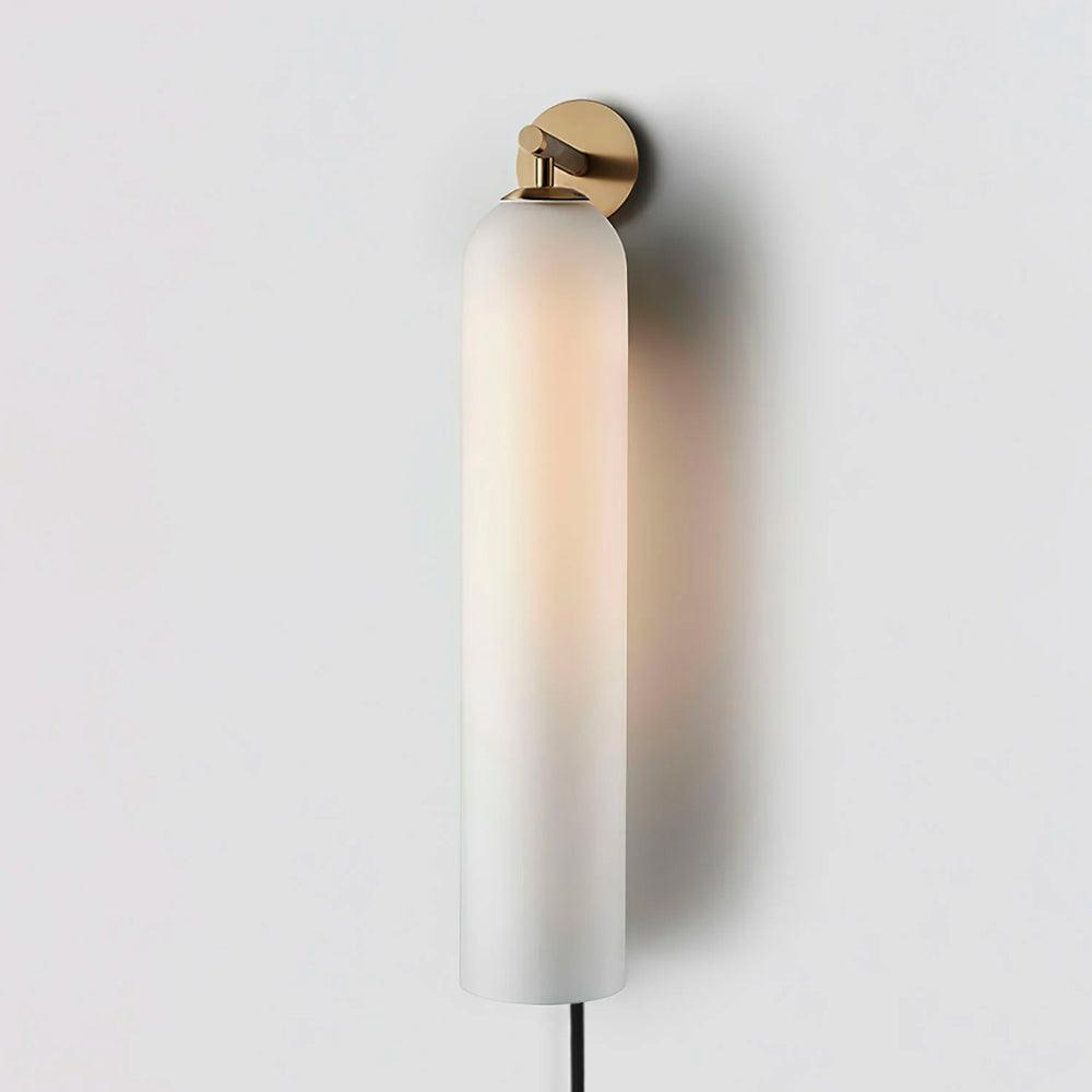 Art Glass Plug In Sconce
