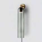 Art Glass Plug In Sconce