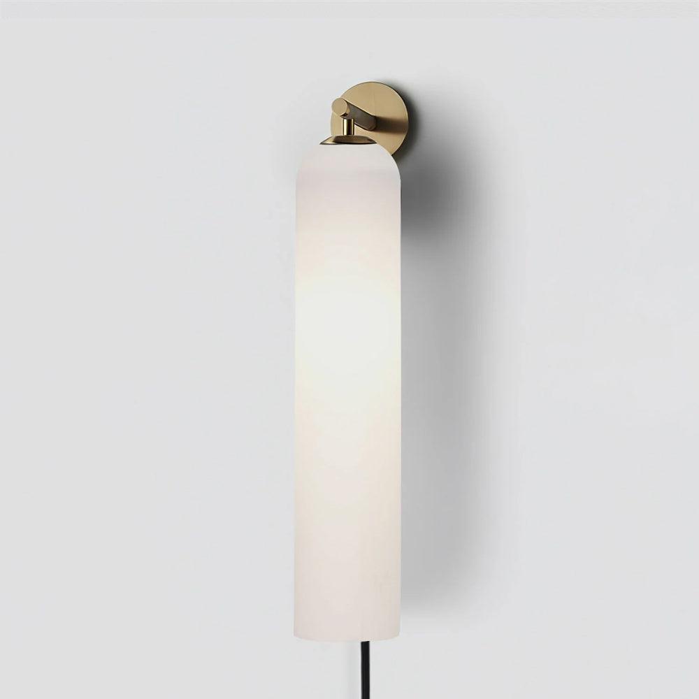 Art Glass Plug In Sconce