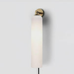 Art Glass Plug In Sconce