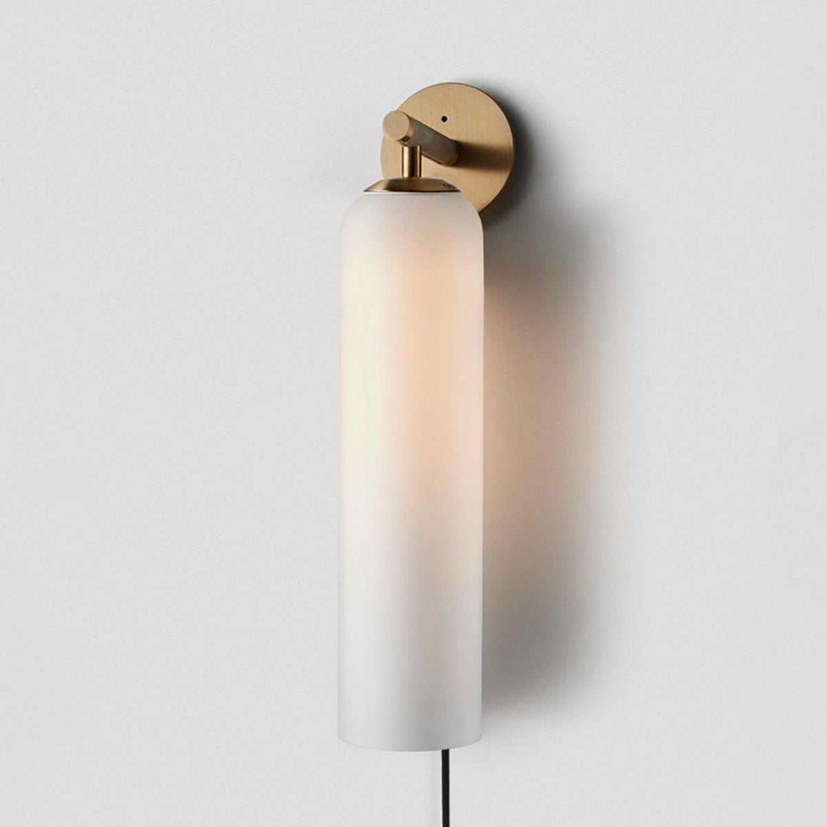 Art Glass Plug In Sconce