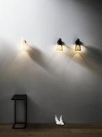 Conical Glass Plug In Wall Lamp