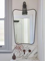 Conical Glass Plug In Wall Lamp