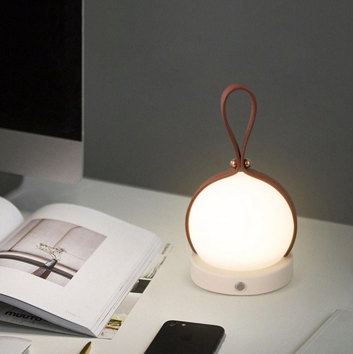 Bola Lantern Built In Battery Table Lamp