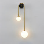 Brass Arc Wall Light