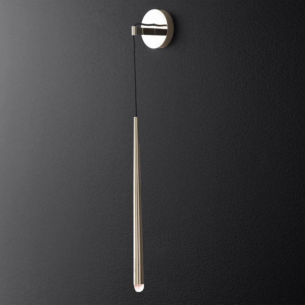 brass-cone-wall-lamp