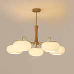 Brass Wooden Persimmon Ceiling Lamp