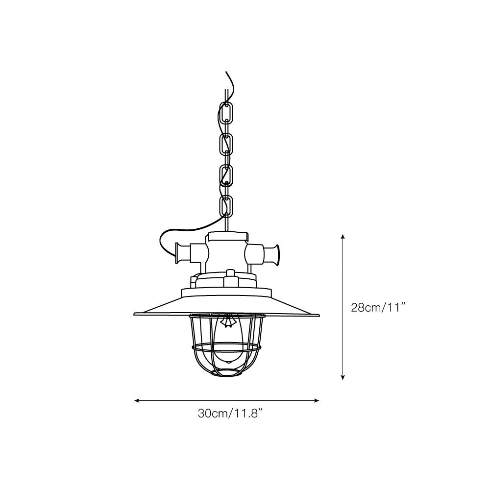 thorlux-green-pendant-light