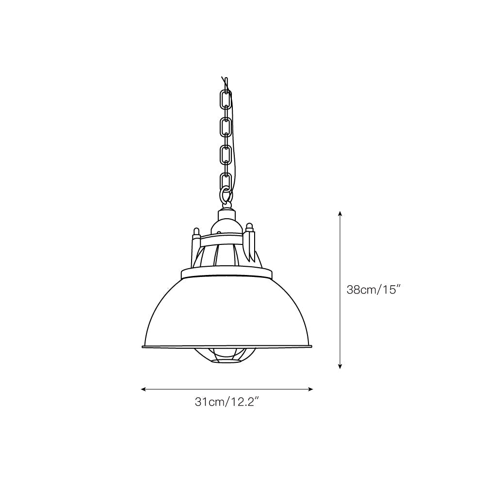thorlux-green-pendant-light