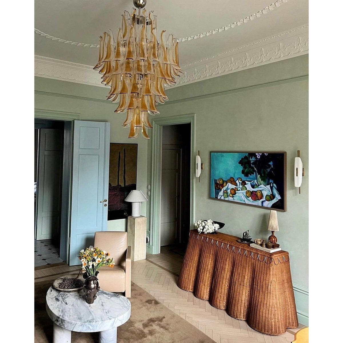 caramello-petal-chandelier