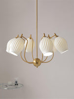 ceramic-ribbed-chandelier