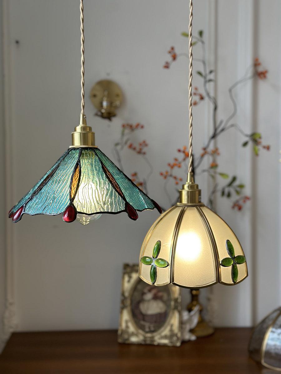 colorful-stained-glass-pendant-light