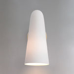 Conical Glass Plug In Wall Lamp