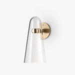 Conical Glass Plug In Wall Lamp