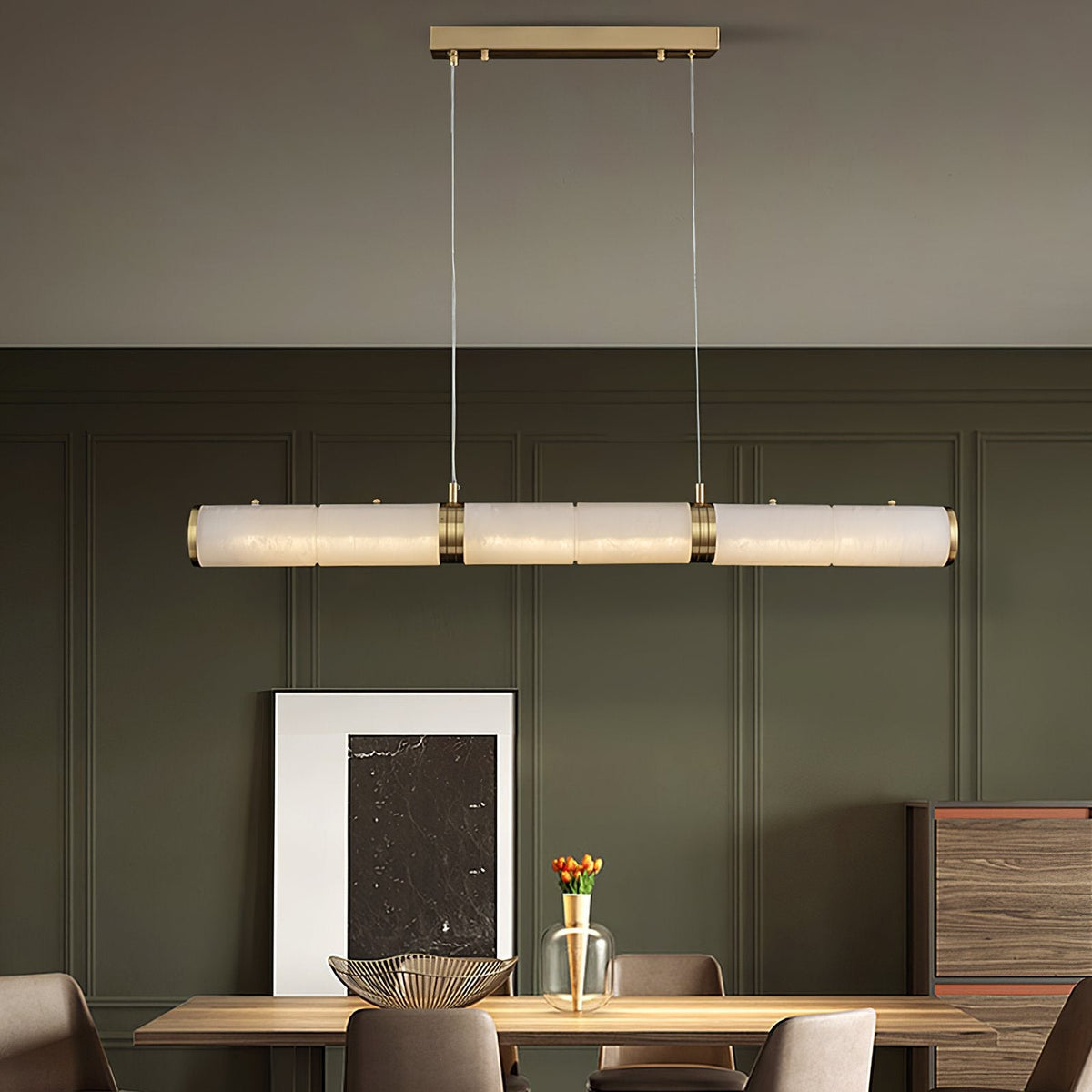 Alabaster Conley Hanging Light Fixtur