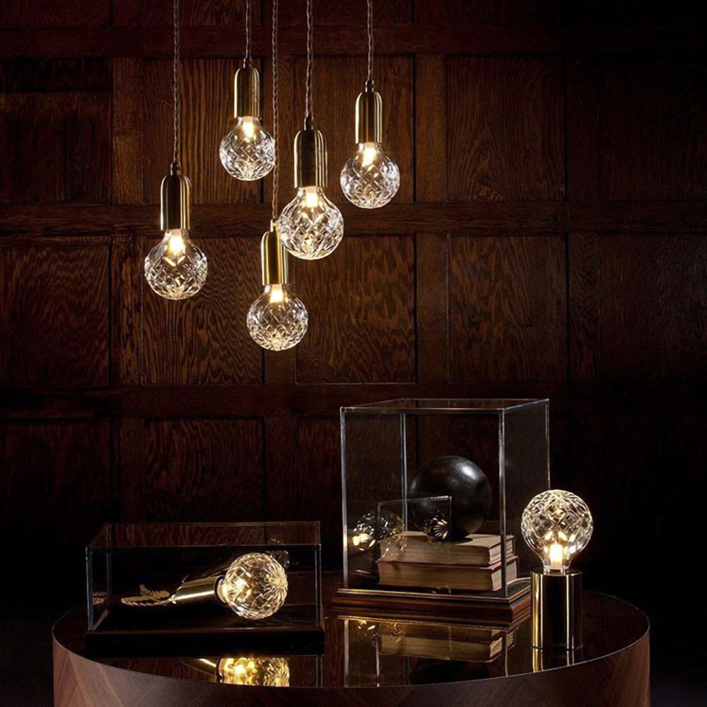 LED Table Lamp with Crystal Bulb