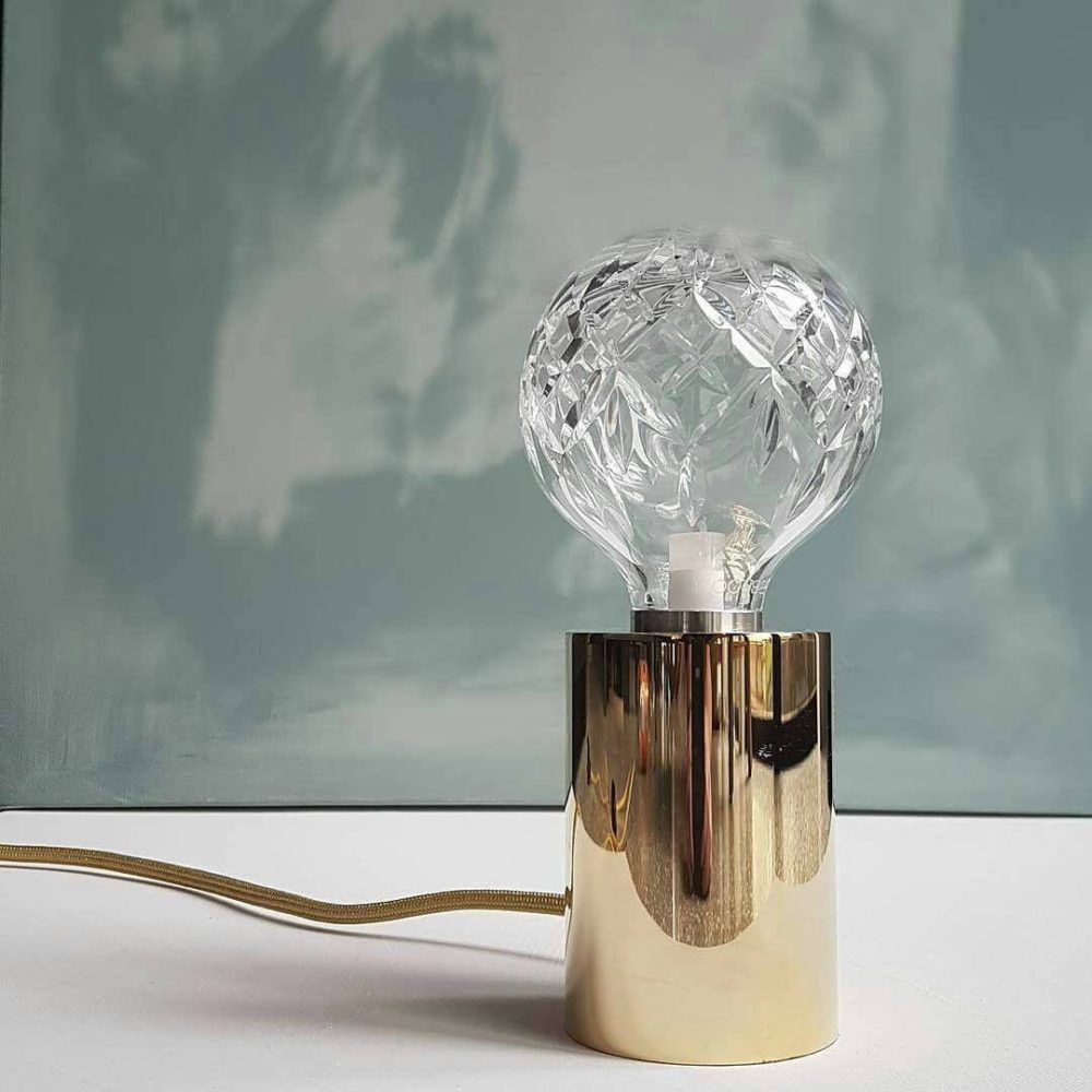 LED Table Lamp with Crystal Bulb