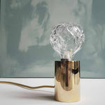 LED Table Lamp with Crystal Bulb