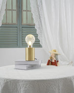 LED Table Lamp with Crystal Bulb
