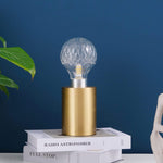 LED Table Lamp with Crystal Bulb