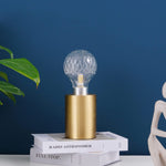 LED Table Lamp with Crystal Bulb